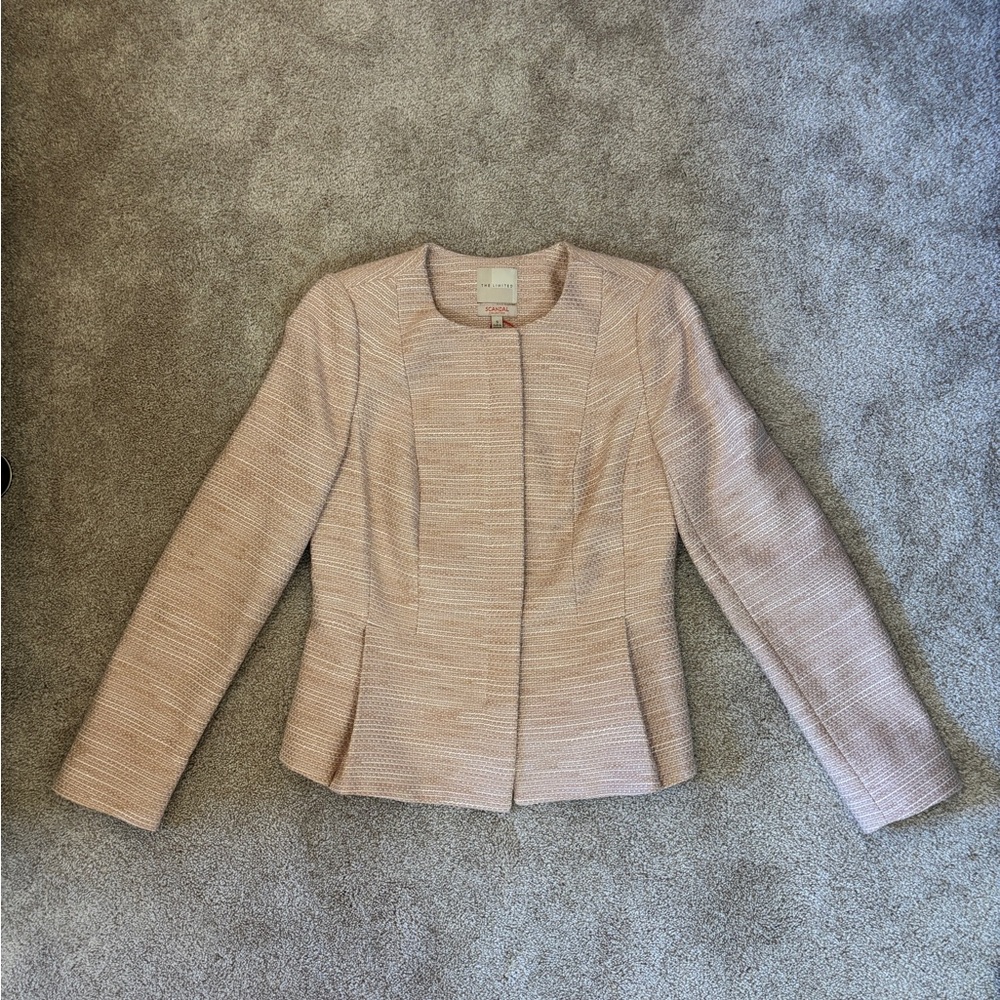 The Limited Women's Blush Textured Blazer